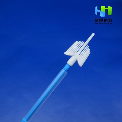 PP LDPE หัวทำความสะอาดด้ามพลาสติก 20 ซม. Pap Smear Broom